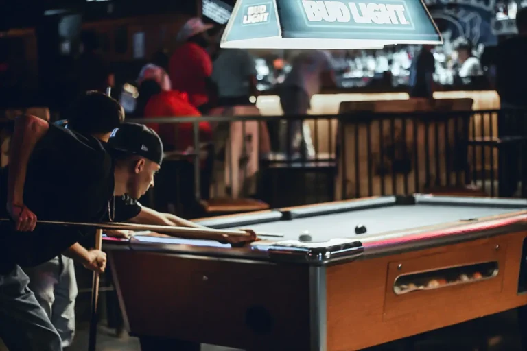 Get ready to break and make memories at Stampede Houston's pool tables! #HoustonNightlife #NightclubFun #StampedeHoustonPool